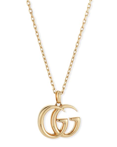 tradesy gucci necklace|Gucci gold jewellery necklace.